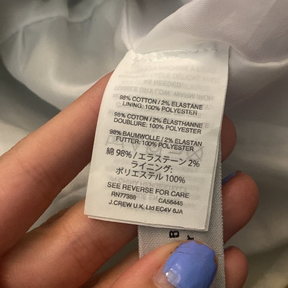 Crewcuts Girls Blue and Pink Tropical Printed Dress Size 6 - Picture 5 of 8